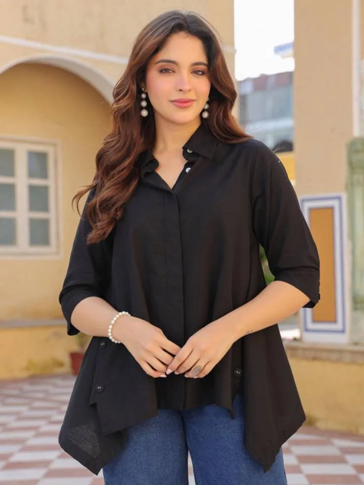 Women Solid Casual Shirt — 2