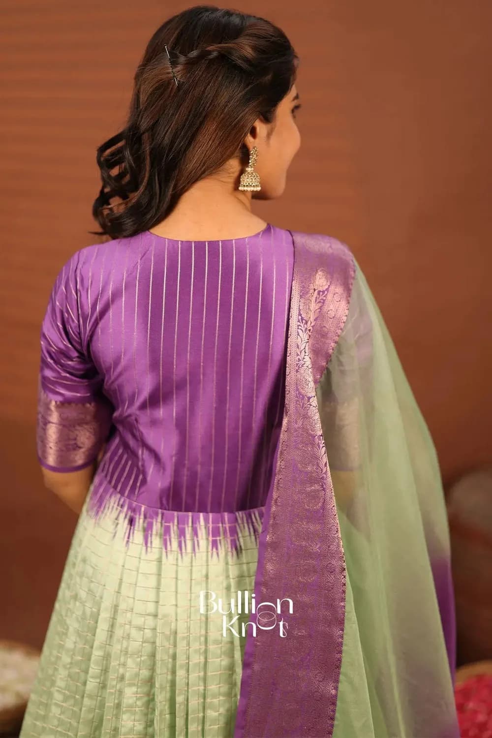 Nirmala Elegant Banarasi Silk Gown for Special Celebrations — 2