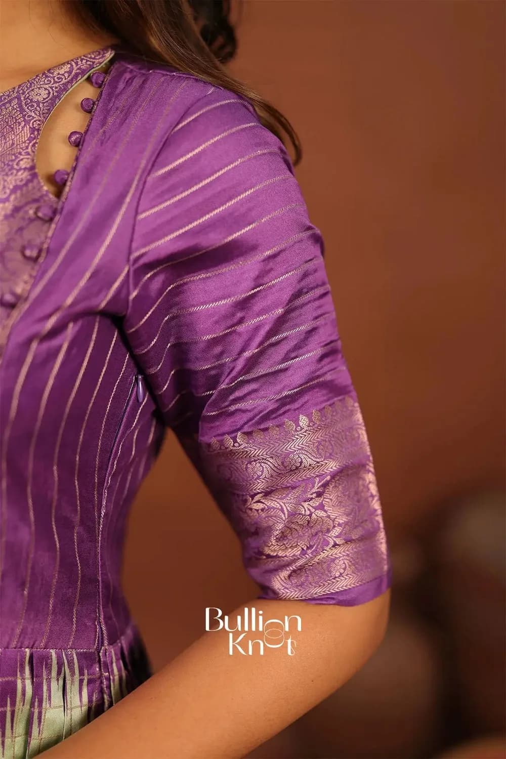 Nirmala Elegant Banarasi Silk Gown for Special Celebrations — 4