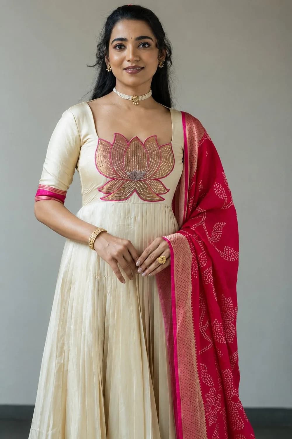 Ilyara Silk Anarkali Suit Set for Elegant Occasions — 3