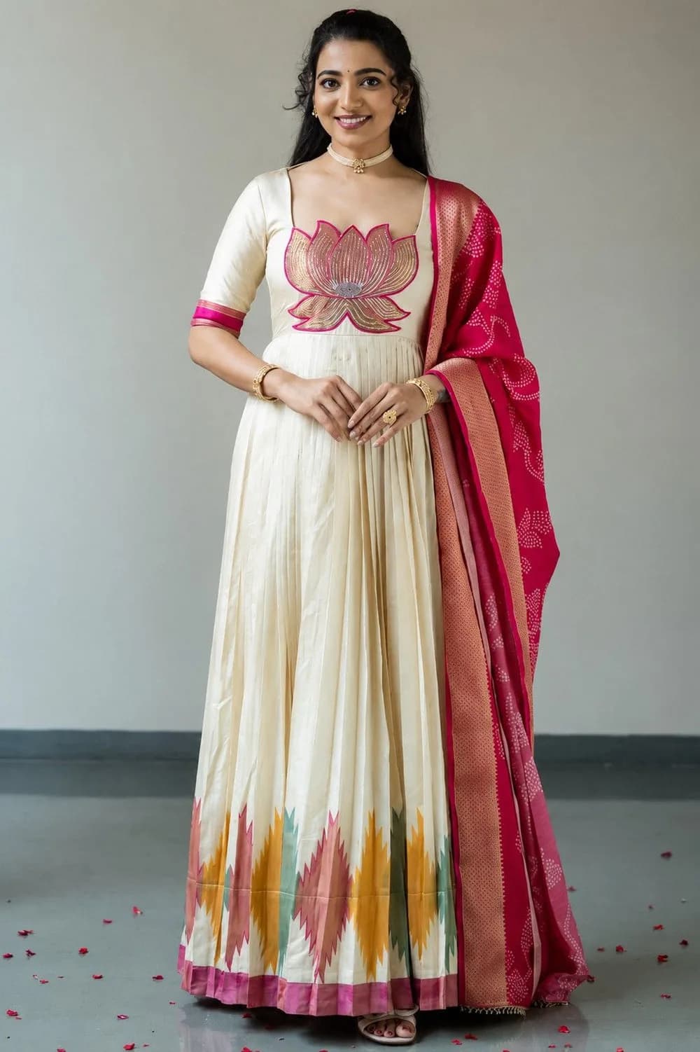 Ilyara Silk Anarkali Suit Set for Elegant Occasions — 4