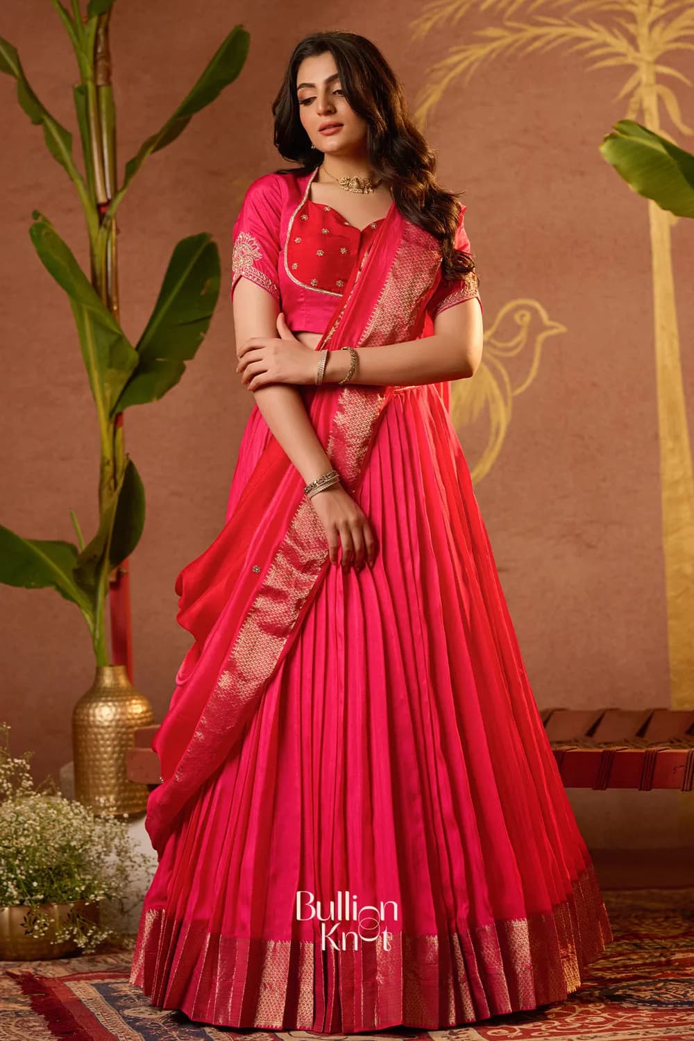 Pritti Rani Pink Madhubala Lehenga Set — 5