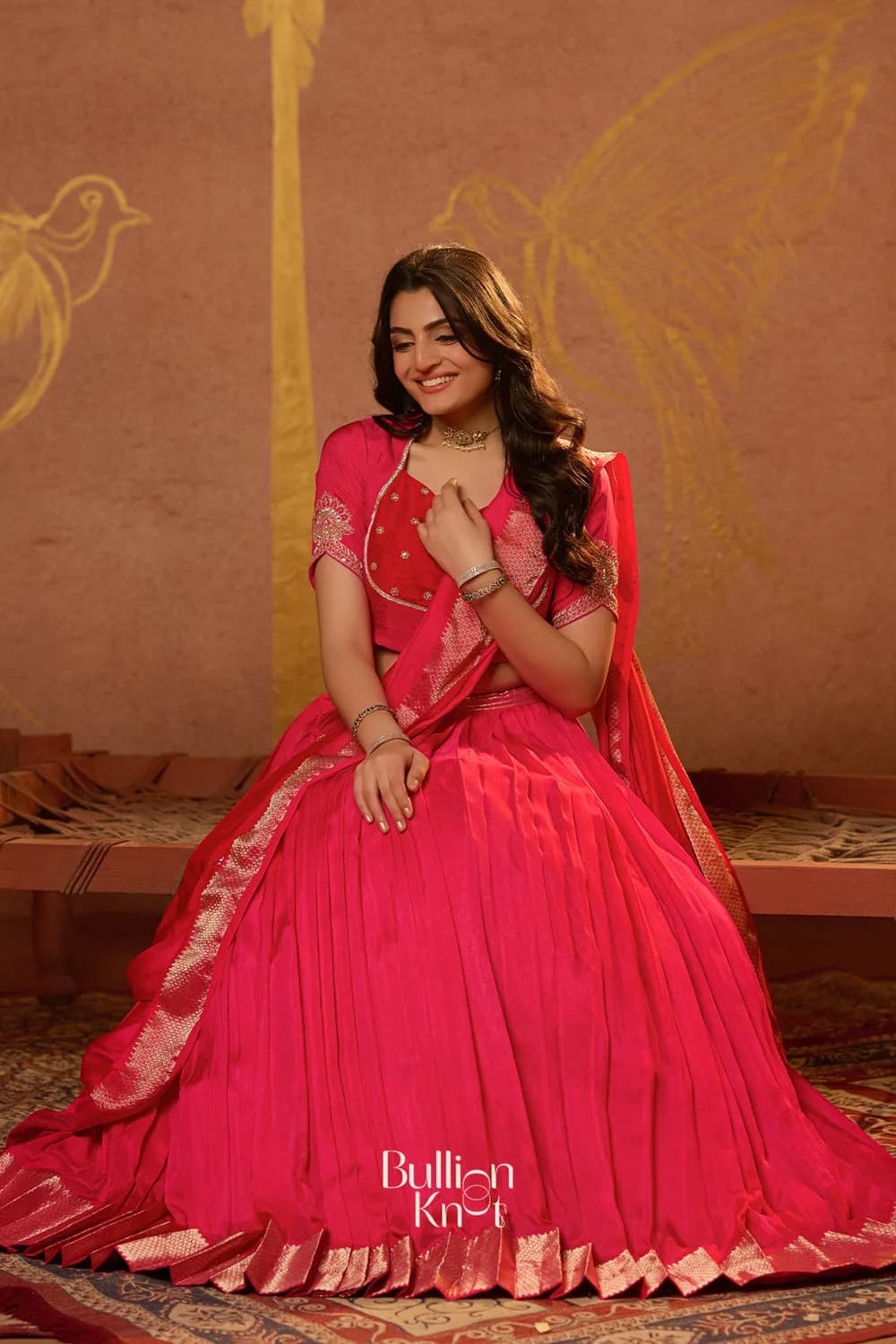 Pritti Rani Pink Madhubala Lehenga Set — 6